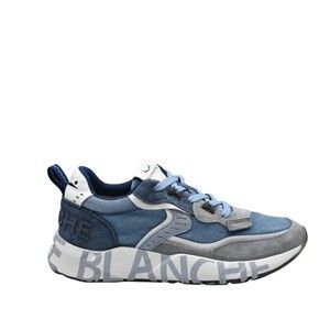 Voile Blanche Sneakers In Grey-Indigo With Laced Closure - NWT